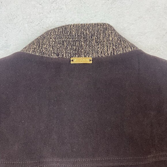 St. John Sport By Marie Gray Southwestern Aztec Print Jacket Brown Tan Women’s M - Picture 14 of 16